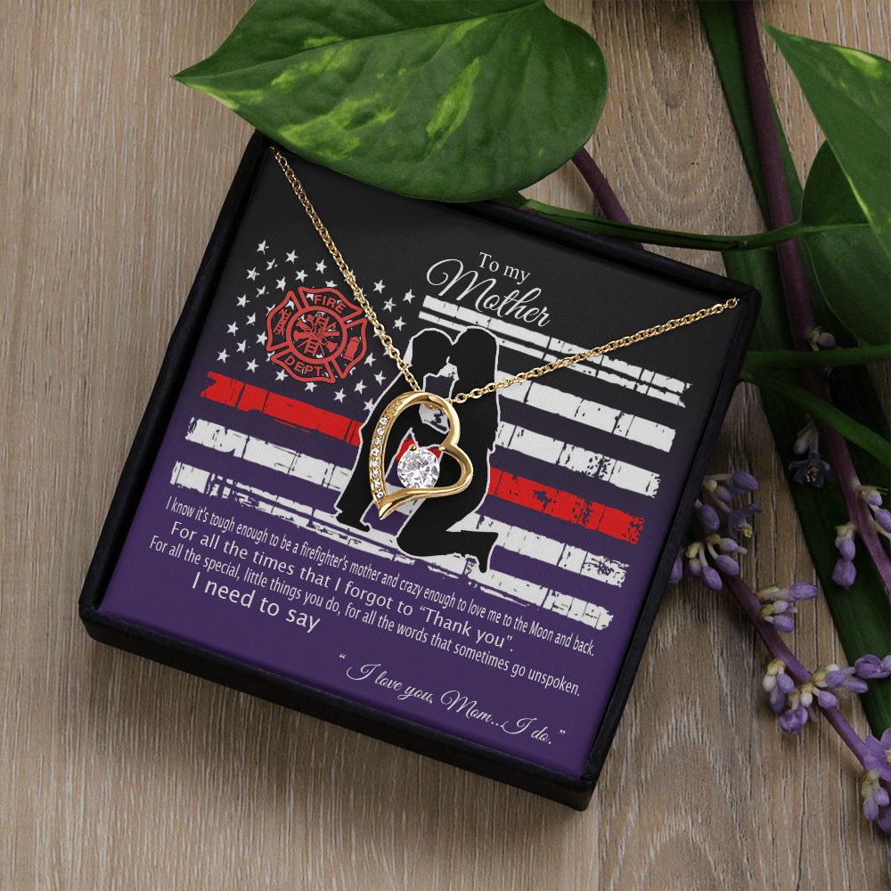 Mom Necklace Gifts for Mom from Daughter to Mom Gifts for Mothers Day from Daughter, To My Mom Necklace from Daughter to Mom Birthday Gifts Necklace with Message Card and Gift Box2233 Forever Love Necklace