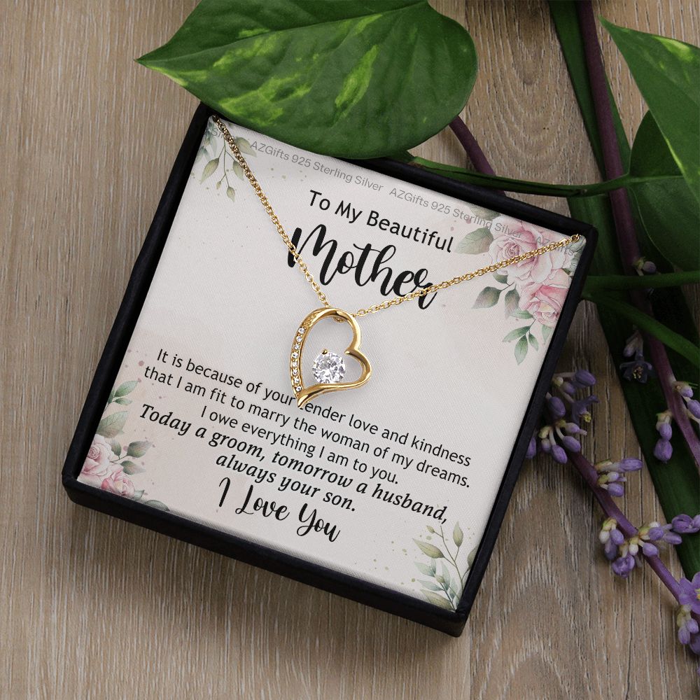 Mother Of The Groom Gift, Mother Of The Groom, Mother Of The Groom Gifts, Gift For Mother Of The Groom, Mother Of Groom Forever Love Necklace