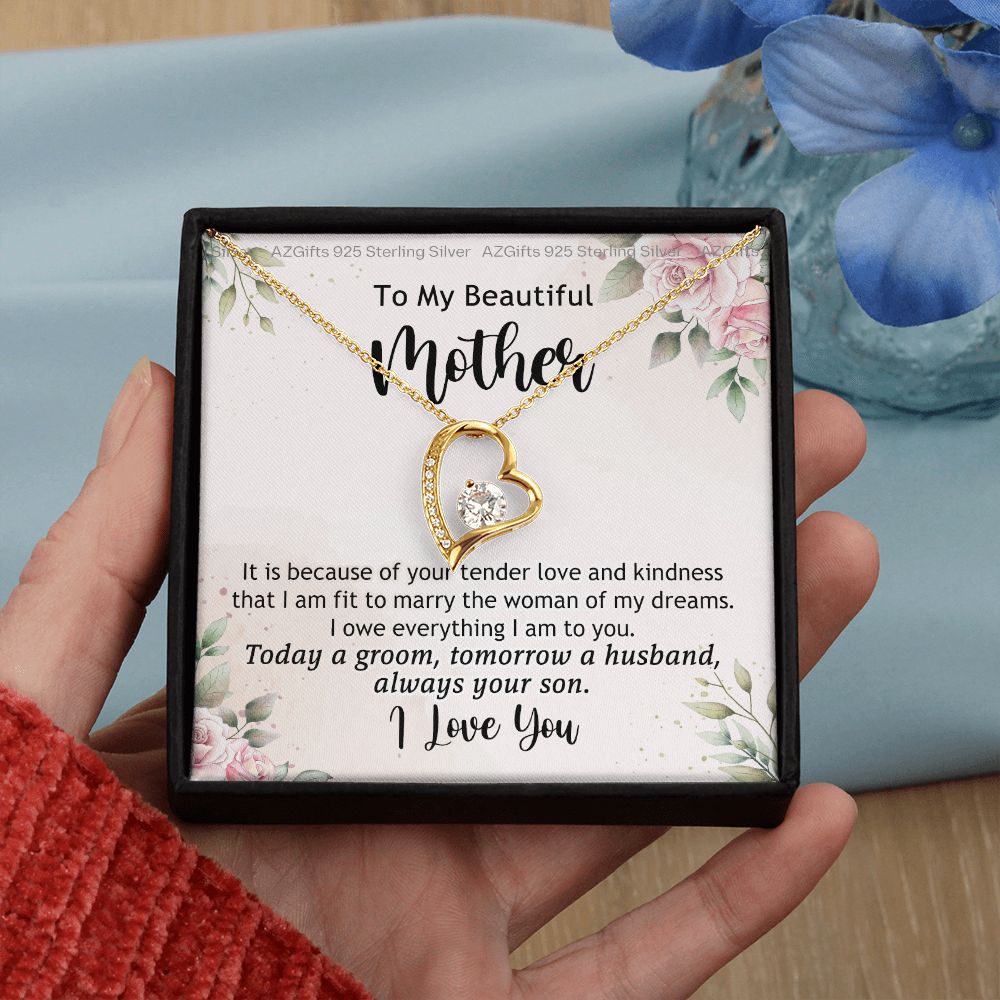 Mother Of The Groom Gift, Mother Of The Groom, Mother Of The Groom Gifts, Gift For Mother Of The Groom, Mother Of Groom Forever Love Necklace