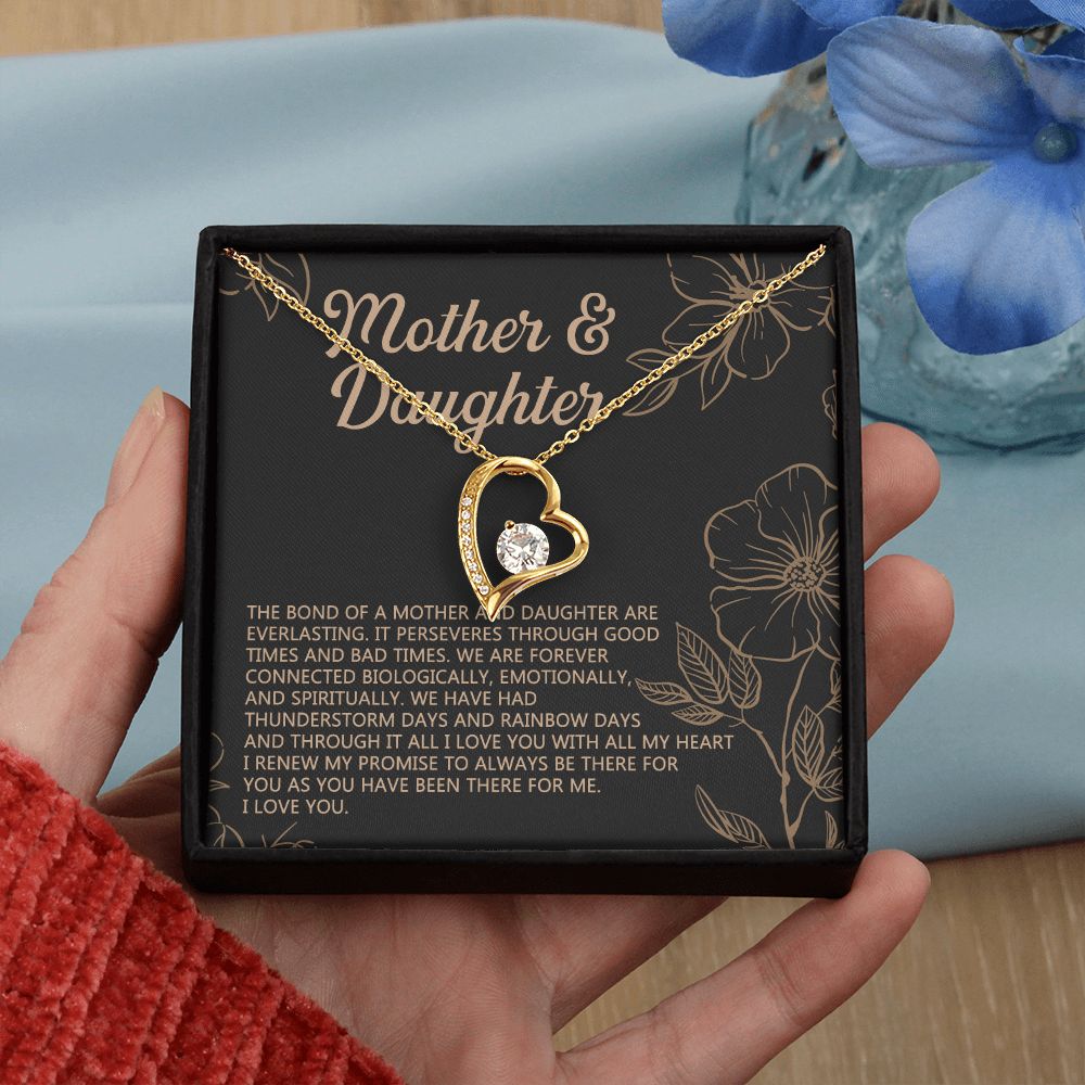 Mother Daughter Necklace Mothers day Necklace Mother Daughter Gift Mother Daughter Jewelry Gift For Daughter From Mom Daughter Mother Forever Love Necklace