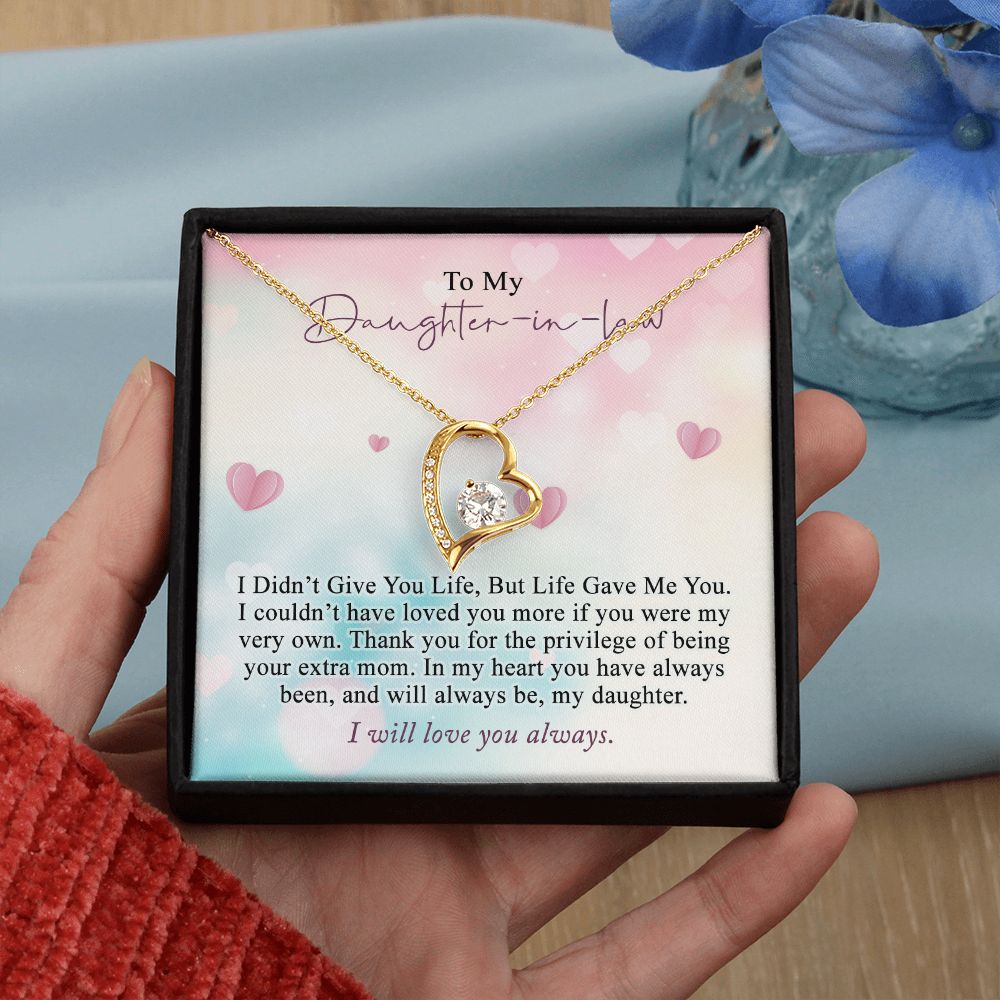 Daughter In Law Gifts Ideas, Daughter In Law Necklace, Gifts For Future Daughter In Law, Daughter In Law Birthday Gifts, Daughter-in-law Gifts From Mother In Law, Birthday Gifts For Daughter5 Forever Love Necklace
