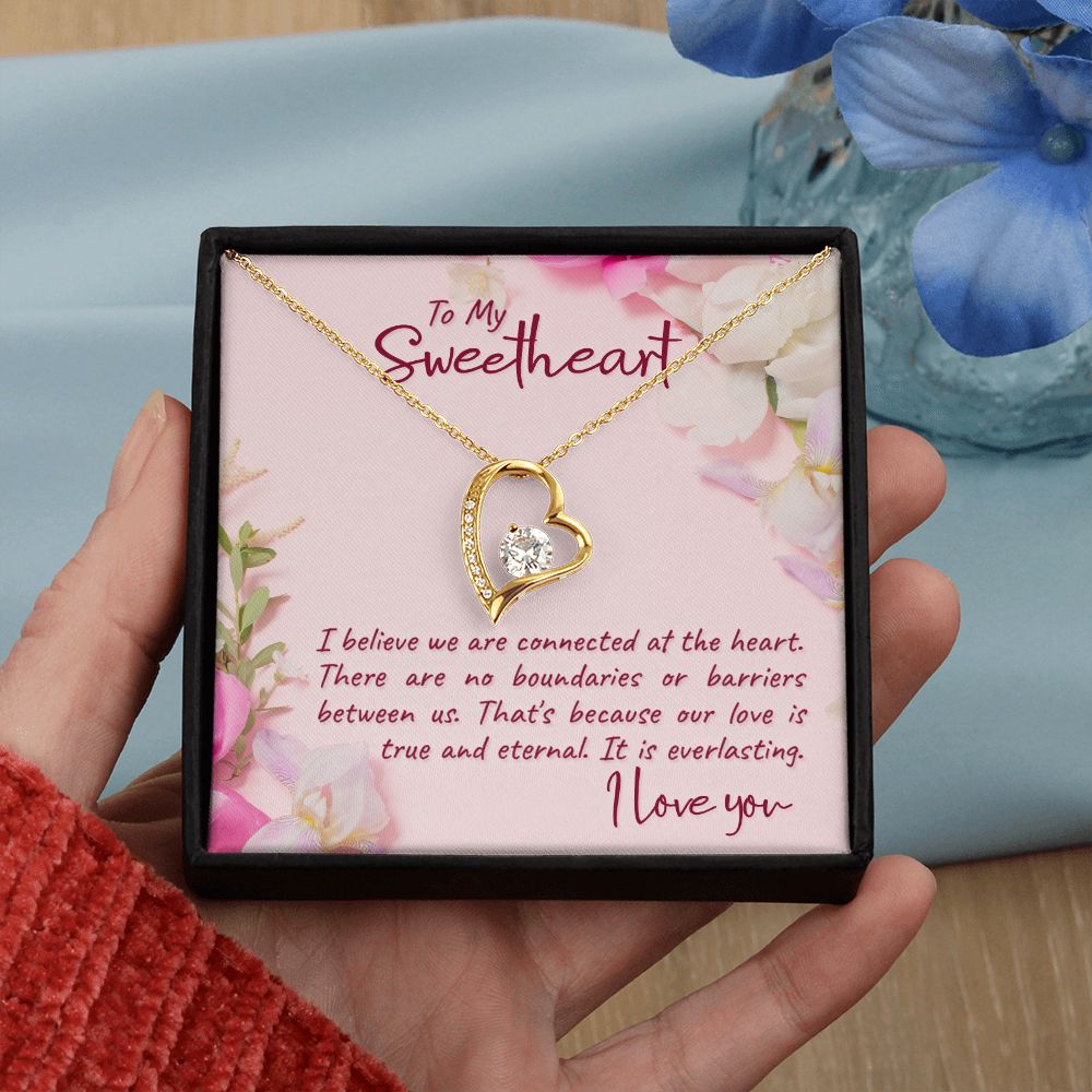 To My Wife Necklace from Husband, Personalized Necklace for Women, Luxury Necklace for Wife from Man Men, Wedding Anniversary Present For Wife, Beautiful Wife Jewelry Christmas Birthday Gift For Wife19 Forever Love Necklace