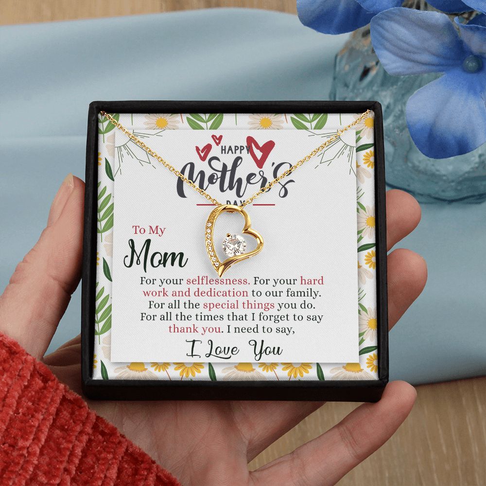 Mom Necklace Gift Best Mother Gifts From Kids  Mommy Gifts Mom Birthday Gift Children Jewelry Set Mother’s Day Gift For Her Forever Love Necklace