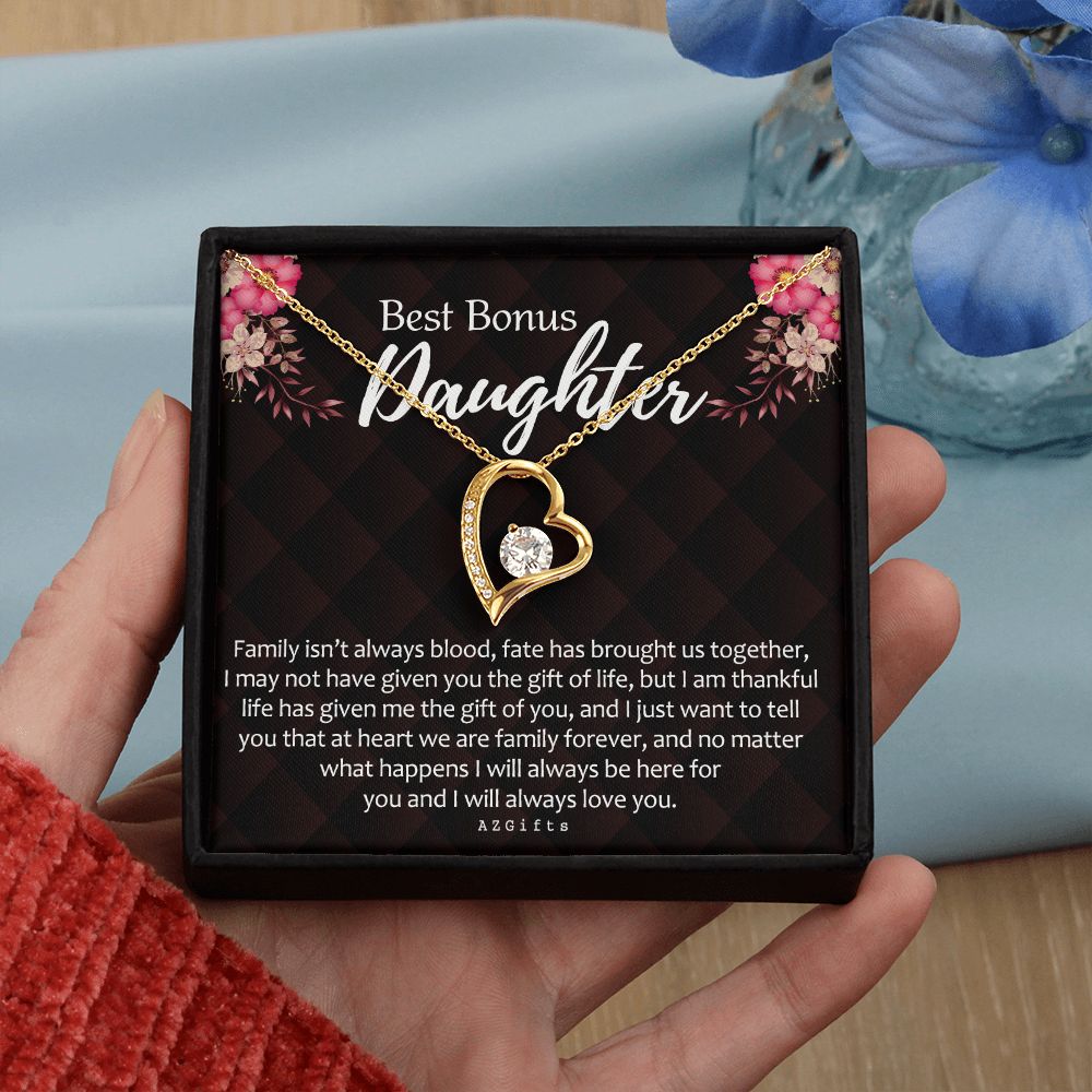 Daughter In Law Gifts Ideas, Daughter In Law Necklace, Gifts For Future Daughter In Law, Daughter In Law Birthday Gifts, Daughter-in-law Gifts From Mother In Law, Birthday Gifts For Daughter1 Forever Love Necklace