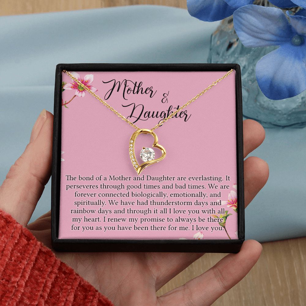 To My Mother Mom Bestfriend Best Mommy Mother In Law Stepmom For Mothers Day Birthday From Son Daughter Stepson Stepdaughter Necklace Gift Forever Love Necklace
