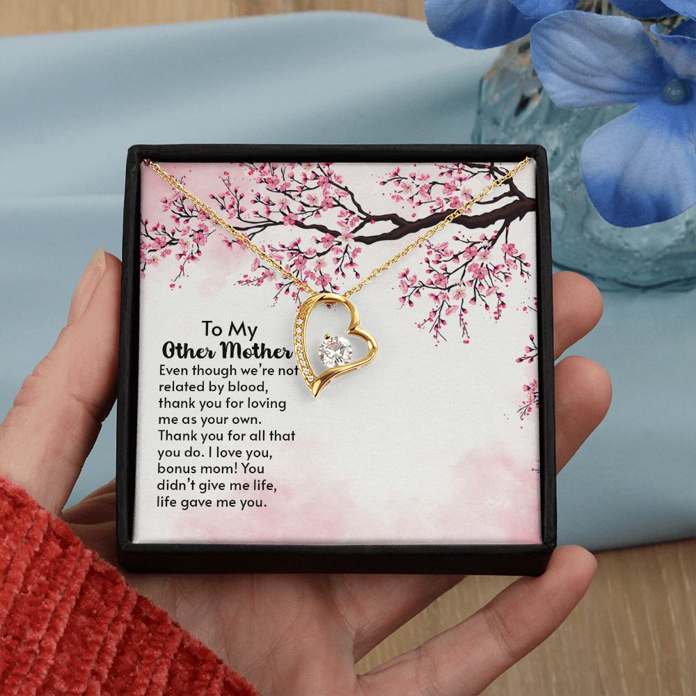 Mother in Law Necklace, Jewelry for Women, Future Mother in Law Gifts from Daughter in Law, Mother of Bride Gifts For Mother in Law, Birthday Gifts For Mother In Law From Daughter In Law15 Forever Love Necklace