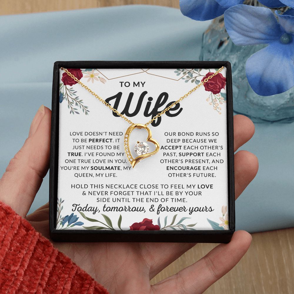 Eternal Hope Necklace To My Wife Gift, Necklace gift for her, Valentine's day 175138888386 Forever Love Necklace