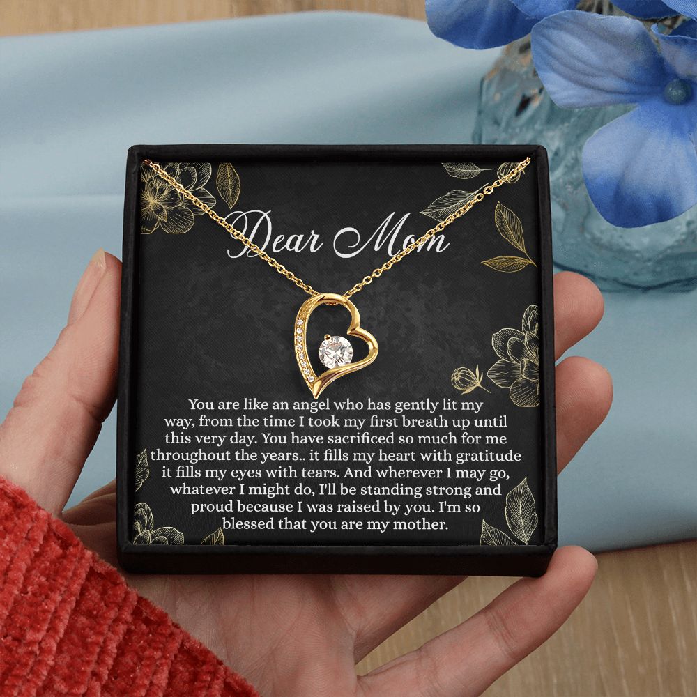 Mothers Day Gifts From Son Daughter Kids Gifts For Mom Birthday Unique Mothers Day Necklace Gift Idea Sentimental Mom Christmas Present Forever Love Necklace