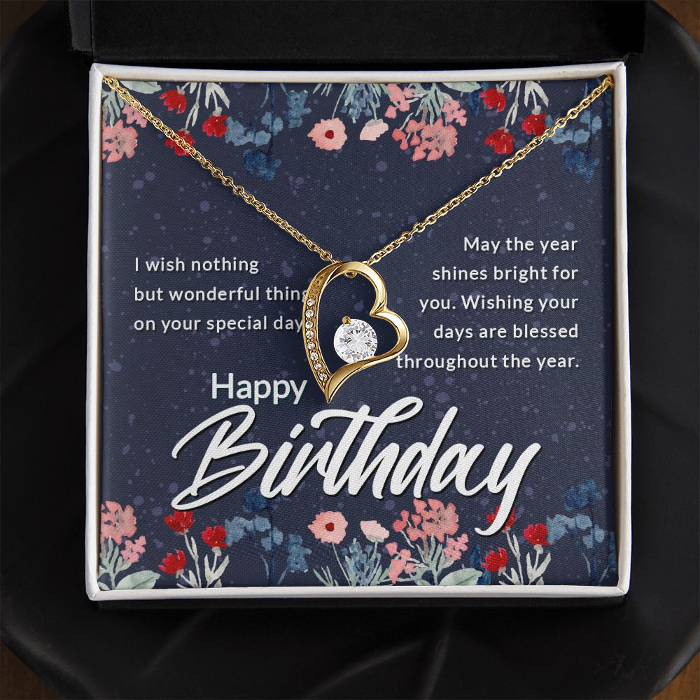 Mom Necklace Gifts for Mom from Daughter to Mom Gifts for Mothers Day from Daughter, To My Mom Necklace from Daughter to Mom Birthday Gifts Necklace with Message Card and Gift Box2230 Forever Love Necklace