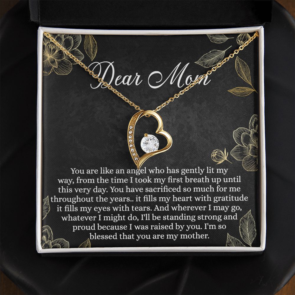 Mothers Day Gifts From Son Daughter Kids Gifts For Mom Birthday Unique Mothers Day Necklace Gift Idea Sentimental Mom Christmas Present Forever Love Necklace