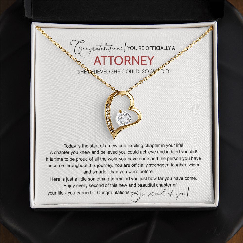 Law School Graduation Gift Necklace, Doctoral Degree, JD Graduation Gift, Law Student Gift, New Attorney Necklace Graduation Congrats Graduation Pendants Gift For Daughter Granddaughter, Niece Forever Love Necklace