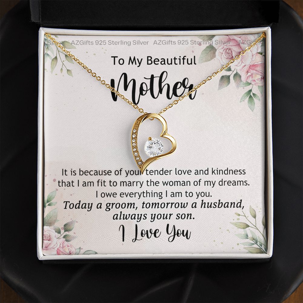 Mother Of The Groom Gift, Mother Of The Groom, Mother Of The Groom Gifts, Gift For Mother Of The Groom, Mother Of Groom Forever Love Necklace