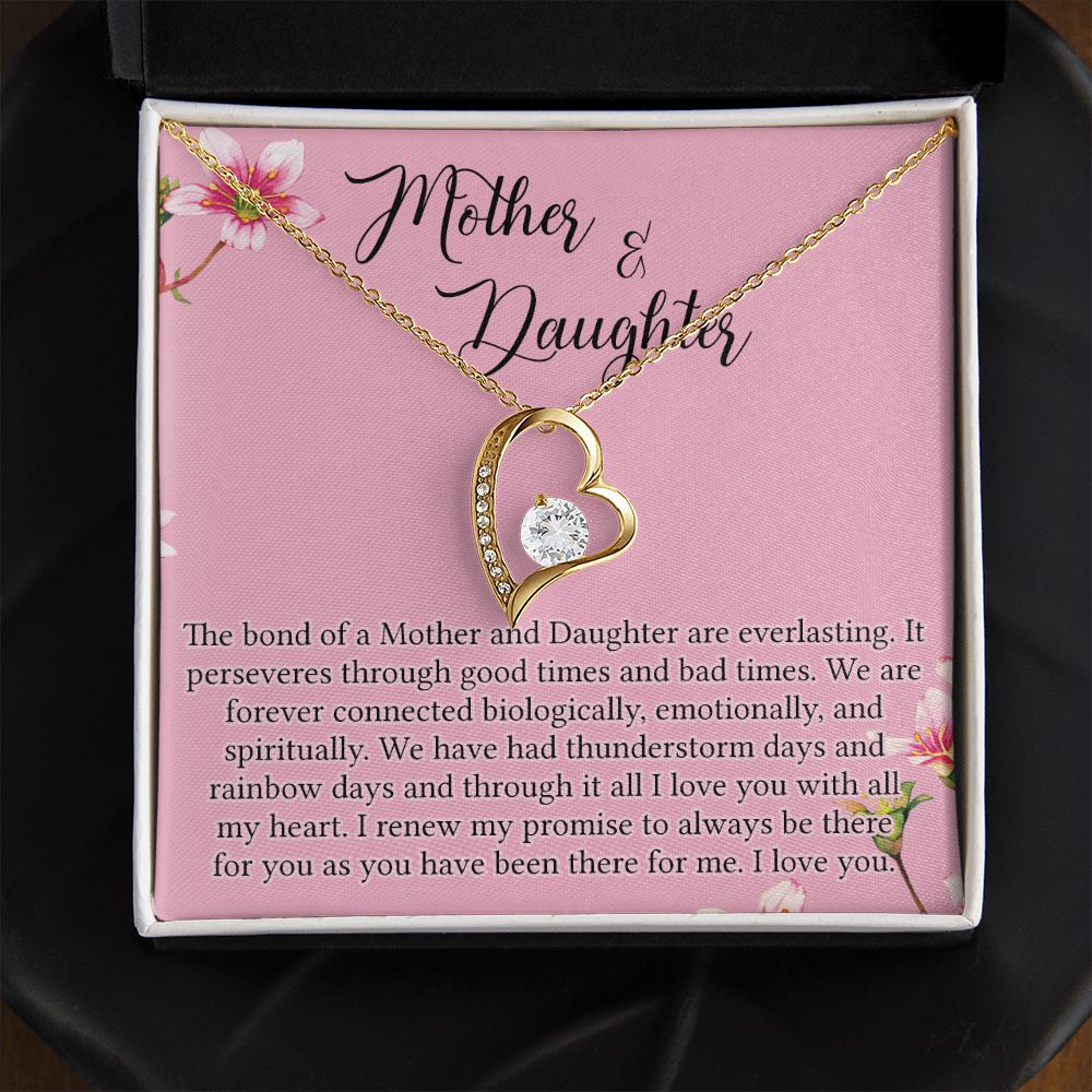 To My Mother Mom Bestfriend Best Mommy Mother In Law Stepmom For Mothers Day Birthday From Son Daughter Stepson Stepdaughter Necklace Gift Forever Love Necklace