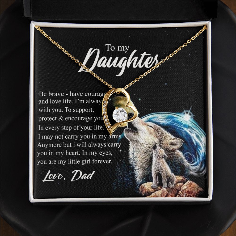Mother Daughter Gift Ideas, To My Daughter Gift Necklace from Mom, Jewelry Pendant Present for Daughter, Birthday Christmas Gift Graduation Gifts for Daughters, Mother and Daughter Necklace 26 Forever Love Necklace