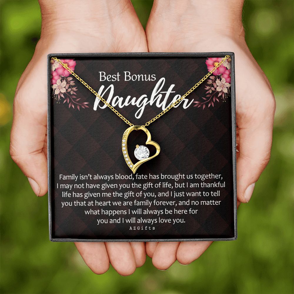 Daughter In Law Gifts Ideas, Daughter In Law Necklace, Gifts For Future Daughter In Law, Daughter In Law Birthday Gifts, Daughter-in-law Gifts From Mother In Law, Birthday Gifts For Daughter1 Forever Love Necklace