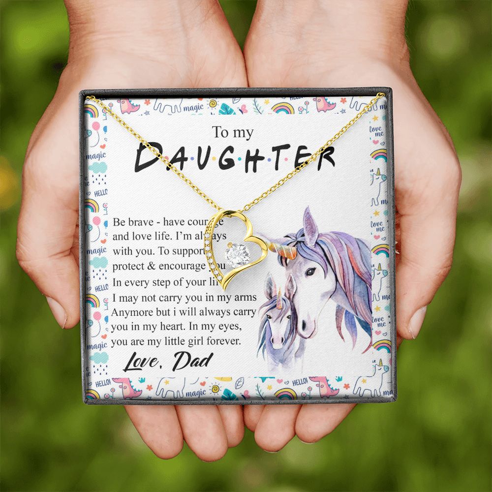 Mother Daughter Gift Ideas, To My Daughter Gift Necklace from Mom, Jewelry Pendant Present for Daughter, Birthday Christmas Gift Graduation Gifts for Daughters, Mother and Daughter Necklace 22 Forever Love Necklace