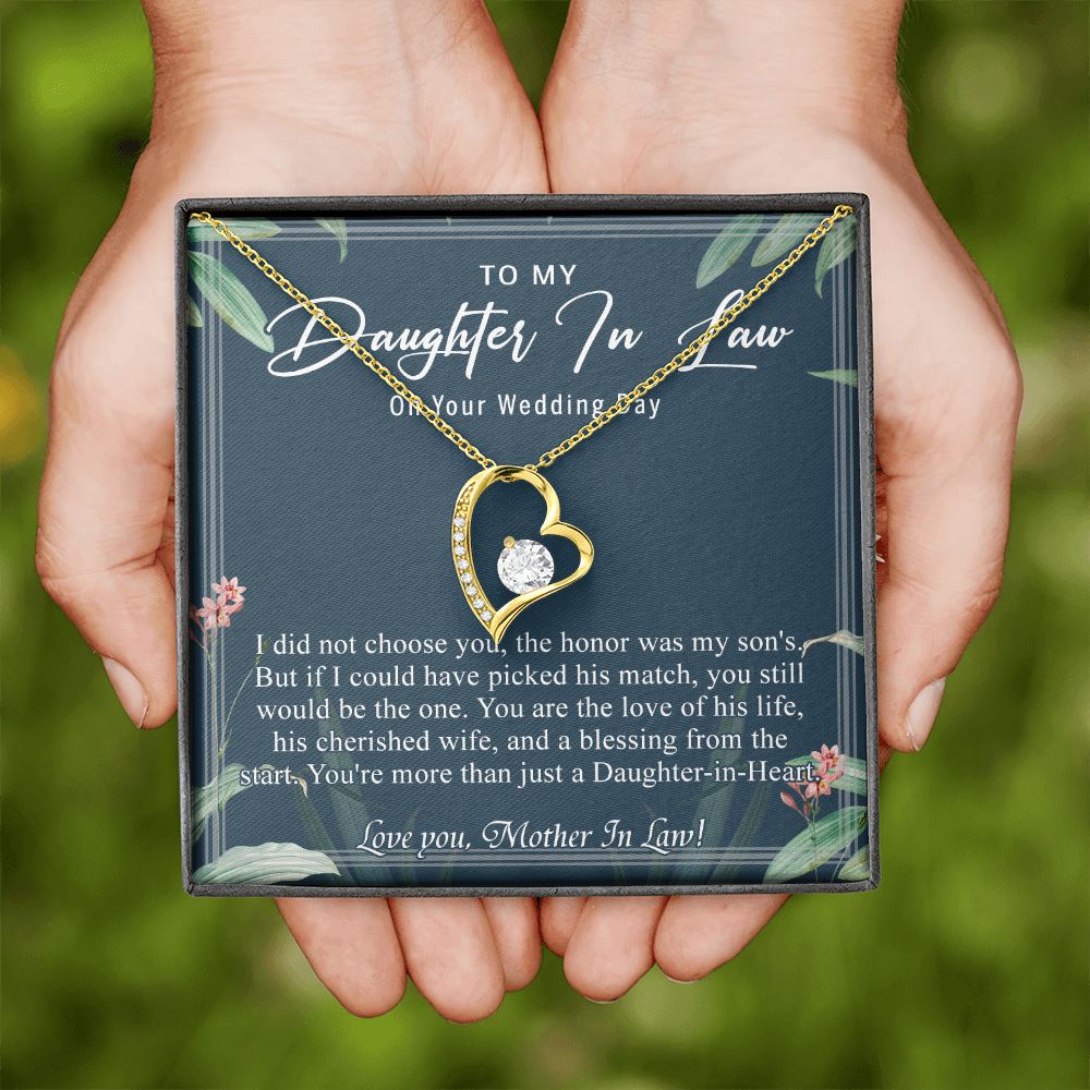 Daughter In Law Gifts Ideas, Daughter In Law Necklace, Gifts For Future Daughter In Law, Daughter In Law Birthday Gifts, Daughter-in-law Gifts From Mother In Law, Birthday Gifts For Daughter6 Forever Love Necklace