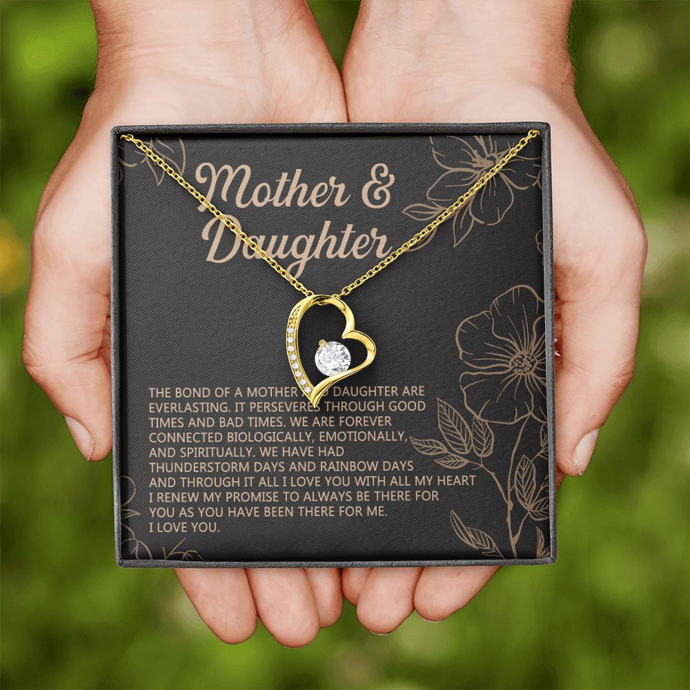 Mother Daughter Necklace Mothers day Necklace Mother Daughter Gift Mother Daughter Jewelry Gift For Daughter From Mom Daughter Mother Forever Love Necklace