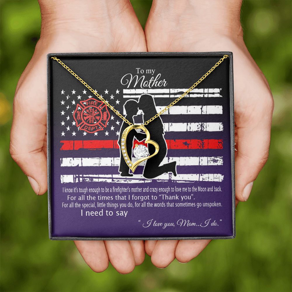 Mom Necklace Gifts for Mom from Daughter to Mom Gifts for Mothers Day from Daughter, To My Mom Necklace from Daughter to Mom Birthday Gifts Necklace with Message Card and Gift Box2233 Forever Love Necklace