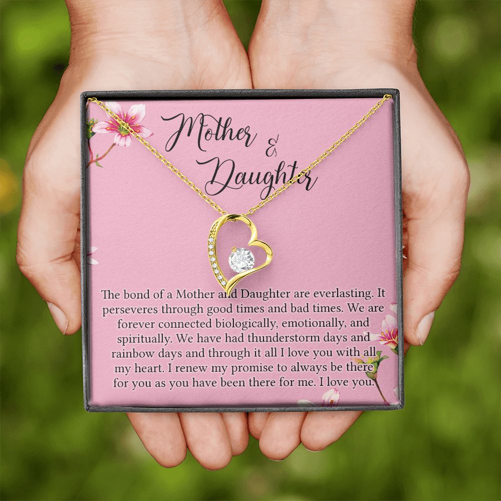 To My Mother Mom Bestfriend Best Mommy Mother In Law Stepmom For Mothers Day Birthday From Son Daughter Stepson Stepdaughter Necklace Gift Forever Love Necklace