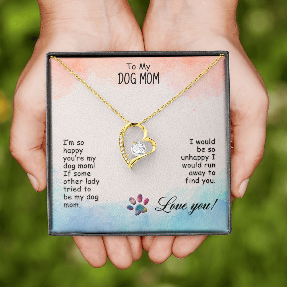 Love Knot Necklace, Dog Mom Gift For Mother's Day, Dog Mom Necklace For Women, Dog Mama Sentimental Gift, Dog Lover Gifts For Her, Unique2 Forever Love Necklace