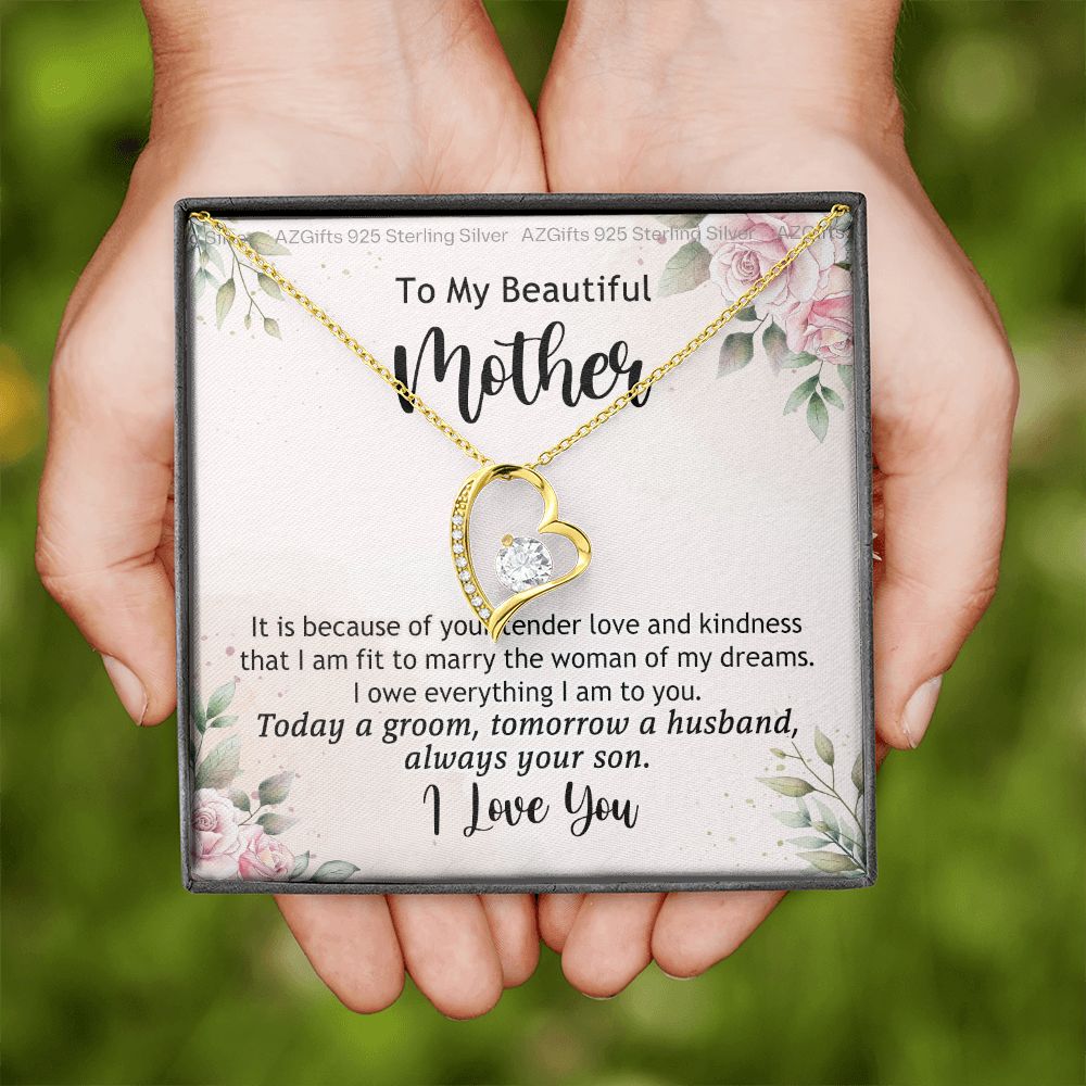 Mother Of The Groom Gift, Mother Of The Groom, Mother Of The Groom Gifts, Gift For Mother Of The Groom, Mother Of Groom Forever Love Necklace