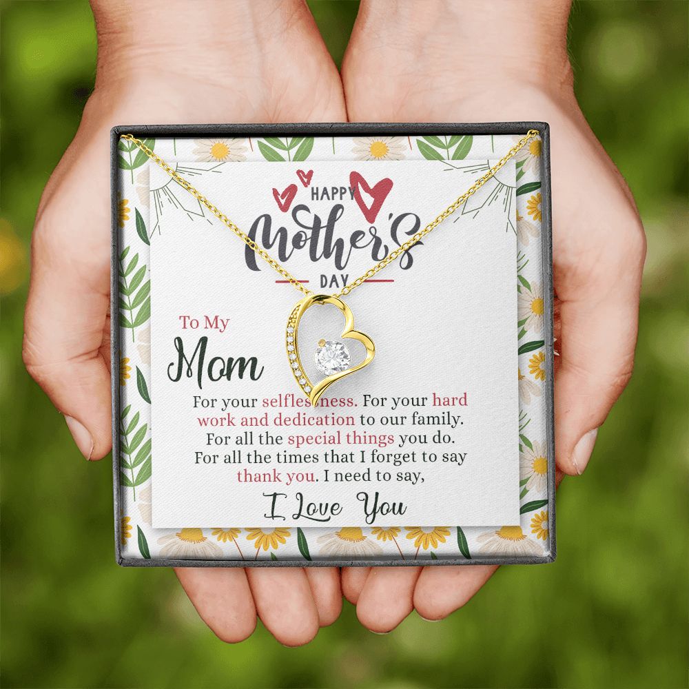 Mom Necklace Gift Best Mother Gifts From Kids  Mommy Gifts Mom Birthday Gift Children Jewelry Set Mother’s Day Gift For Her Forever Love Necklace