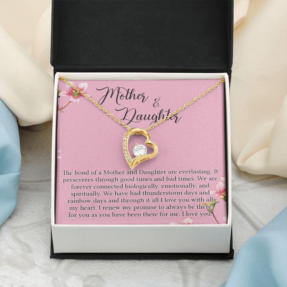 To My Mother Mom Bestfriend Best Mommy Mother In Law Stepmom For Mothers Day Birthday From Son Daughter Stepson Stepdaughter Necklace Gift Forever Love Necklace