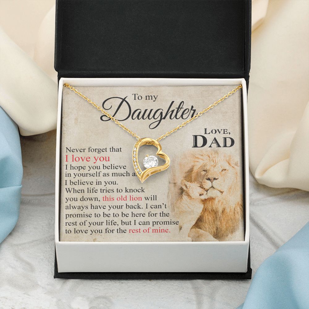 Mother Daughter Gift Ideas, To My Daughter Gift Necklace from Mom, Jewelry Pendant Present for Daughter, Birthday Christmas Gift Graduation Gifts for Daughters, Mother and Daughter Necklace 23 Forever Love Necklace