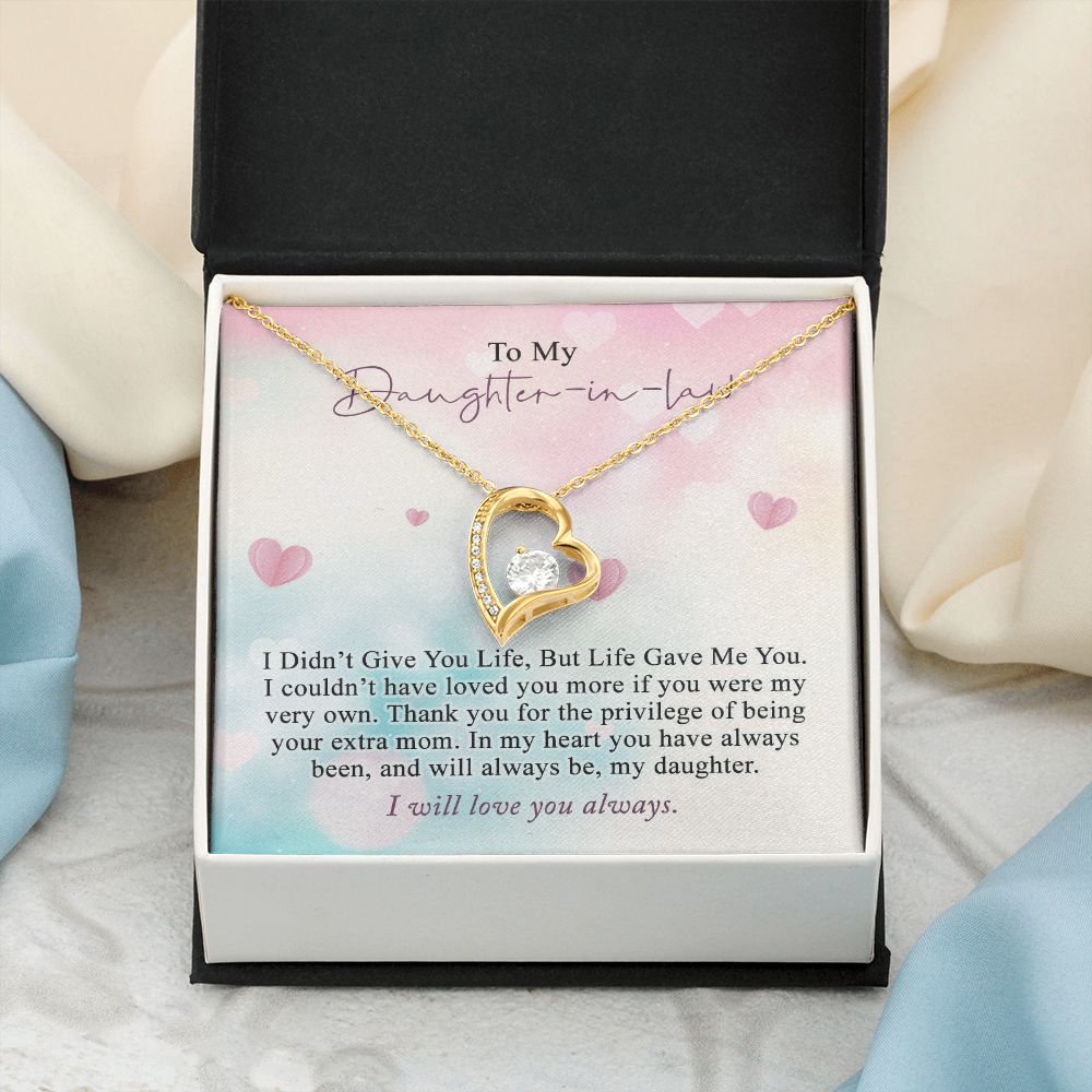 Daughter In Law Gifts Ideas, Daughter In Law Necklace, Gifts For Future Daughter In Law, Daughter In Law Birthday Gifts, Daughter-in-law Gifts From Mother In Law, Birthday Gifts For Daughter5 Forever Love Necklace