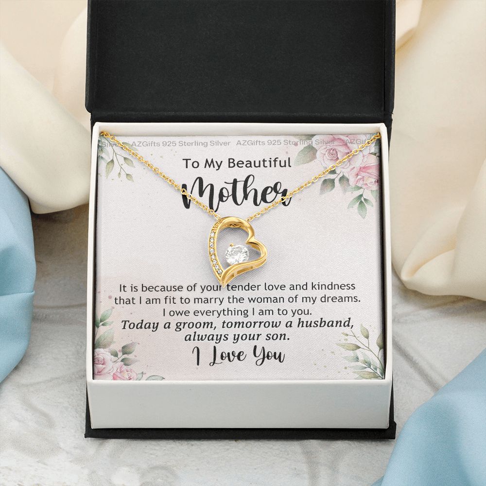 Mother Of The Groom Gift, Mother Of The Groom, Mother Of The Groom Gifts, Gift For Mother Of The Groom, Mother Of Groom Forever Love Necklace