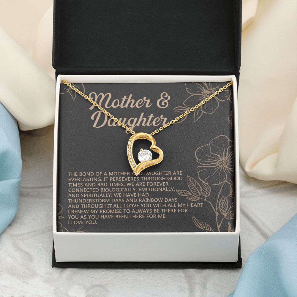 Mother Daughter Necklace Mothers day Necklace Mother Daughter Gift Mother Daughter Jewelry Gift For Daughter From Mom Daughter Mother Forever Love Necklace