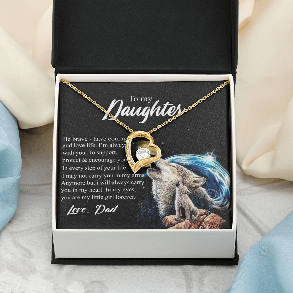 Mother Daughter Gift Ideas, To My Daughter Gift Necklace from Mom, Jewelry Pendant Present for Daughter, Birthday Christmas Gift Graduation Gifts for Daughters, Mother and Daughter Necklace 26 Forever Love Necklace