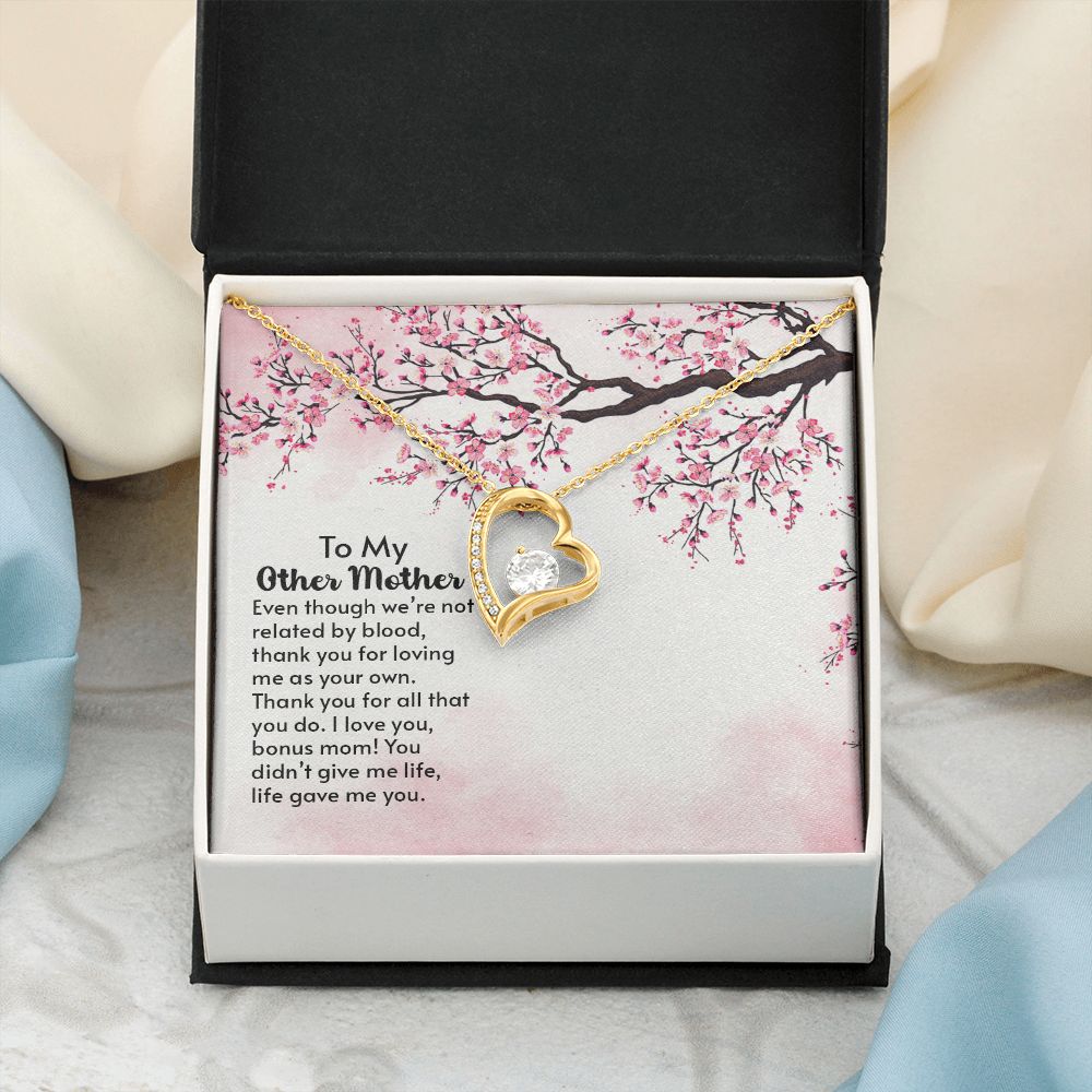 Mother in Law Necklace, Jewelry for Women, Future Mother in Law Gifts from Daughter in Law, Mother of Bride Gifts For Mother in Law, Birthday Gifts For Mother In Law From Daughter In Law15 Forever Love Necklace