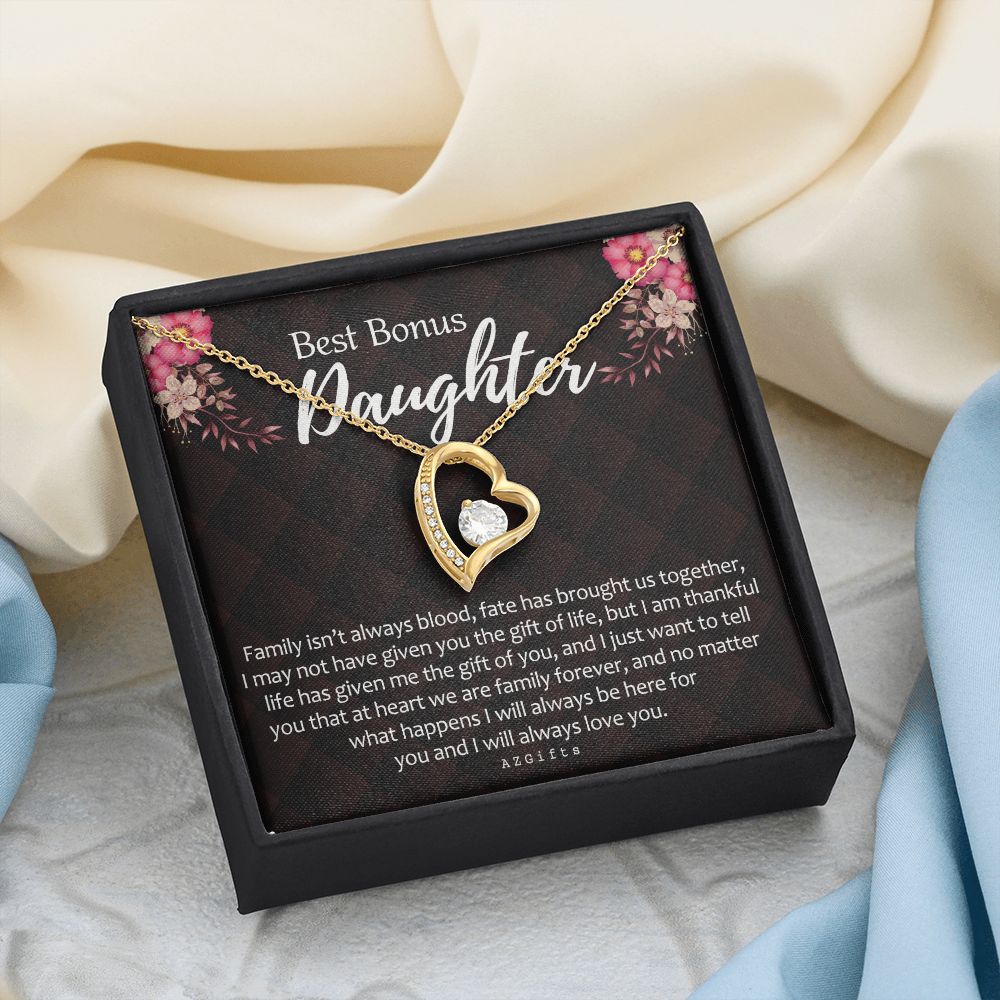 Daughter In Law Gifts Ideas, Daughter In Law Necklace, Gifts For Future Daughter In Law, Daughter In Law Birthday Gifts, Daughter-in-law Gifts From Mother In Law, Birthday Gifts For Daughter1 Forever Love Necklace