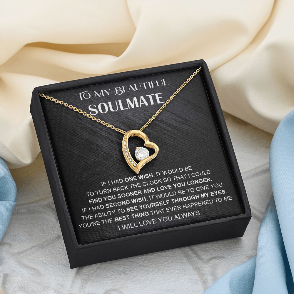 Eternal Hope Necklace, Valentine's Day Gift, Birthday Gift, Gift for Soulmate 175114050407 Forever Love Necklace