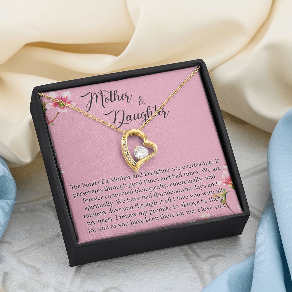 To My Mother Mom Bestfriend Best Mommy Mother In Law Stepmom For Mothers Day Birthday From Son Daughter Stepson Stepdaughter Necklace Gift Forever Love Necklace