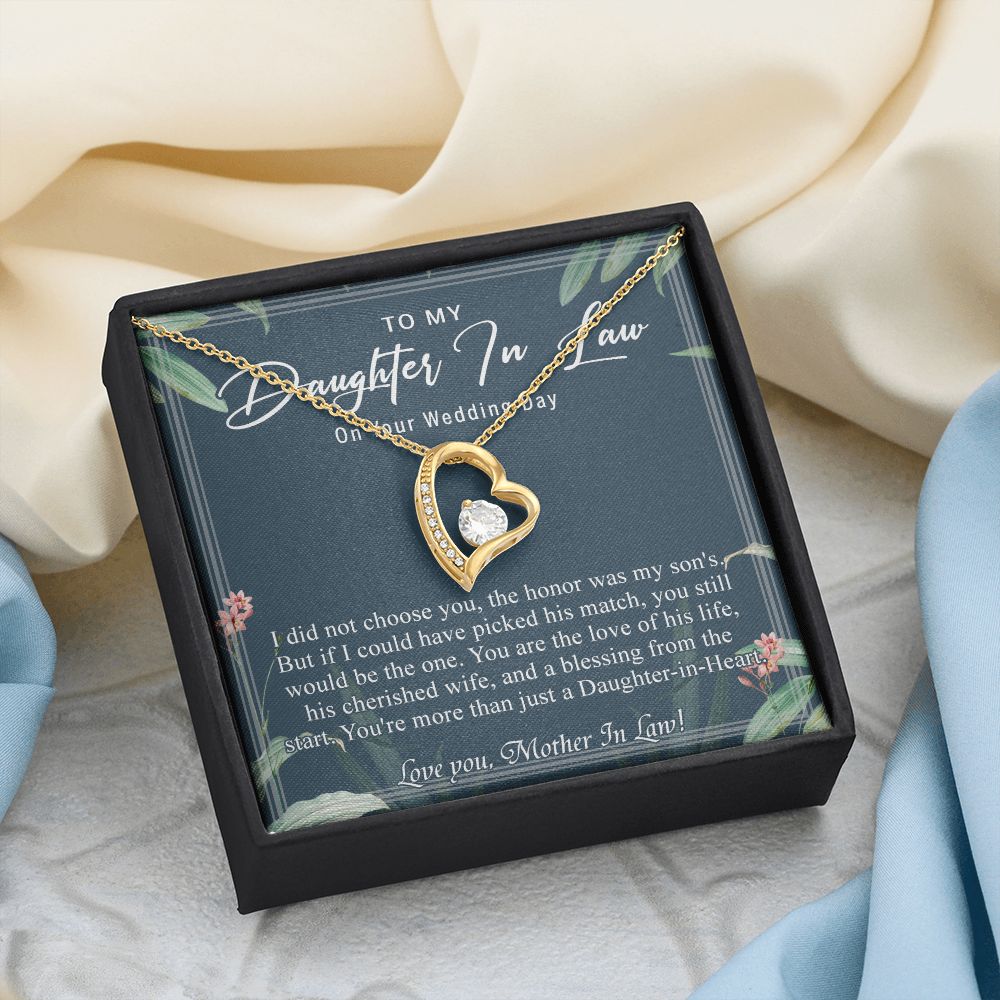 Daughter In Law Gifts Ideas, Daughter In Law Necklace, Gifts For Future Daughter In Law, Daughter In Law Birthday Gifts, Daughter-in-law Gifts From Mother In Law, Birthday Gifts For Daughter6 Forever Love Necklace