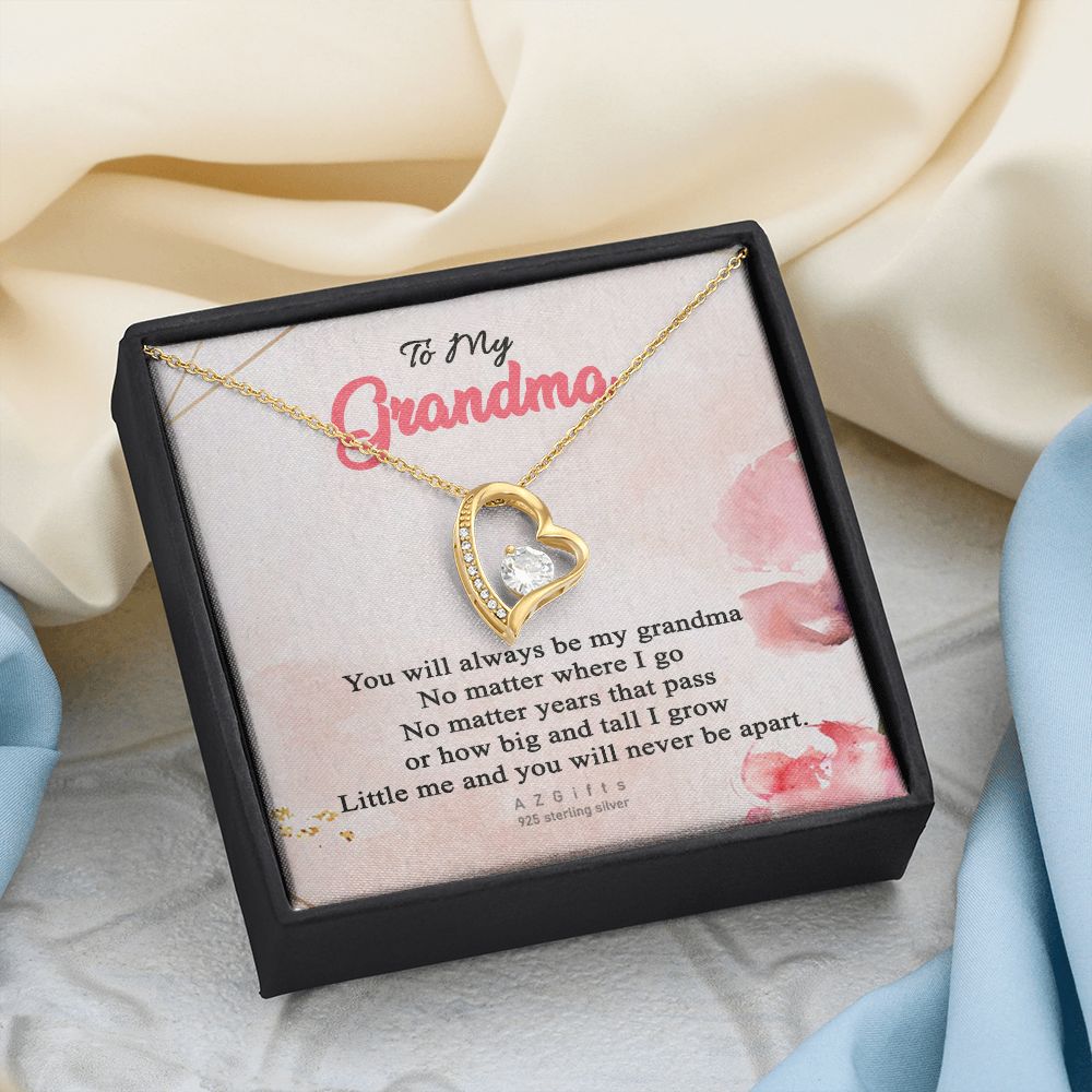 To My Grandma Necklace, Gift for Grandmother Necklace, Mothers Day Gift For Grandma Nana, Grandma Jewelry From Grandchildren GrandKids , Jewelry Box Gift For Grandma Grandmother13 Forever Love Necklace