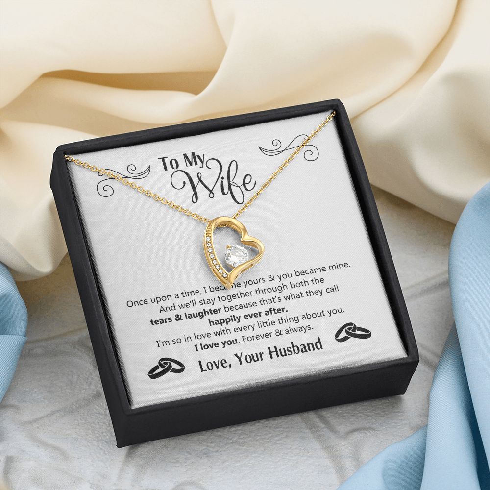 To My Wife Gift Necklace For Wife Anniversary For Wife Romantic Gifts For Her 175125613050 Forever Love Necklace