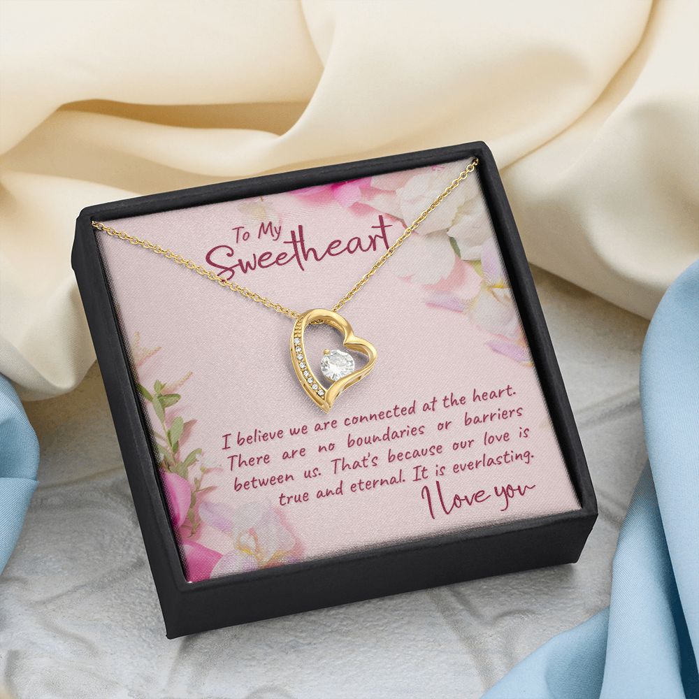 To My Wife Necklace from Husband, Personalized Necklace for Women, Luxury Necklace for Wife from Man Men, Wedding Anniversary Present For Wife, Beautiful Wife Jewelry Christmas Birthday Gift For Wife19 Forever Love Necklace