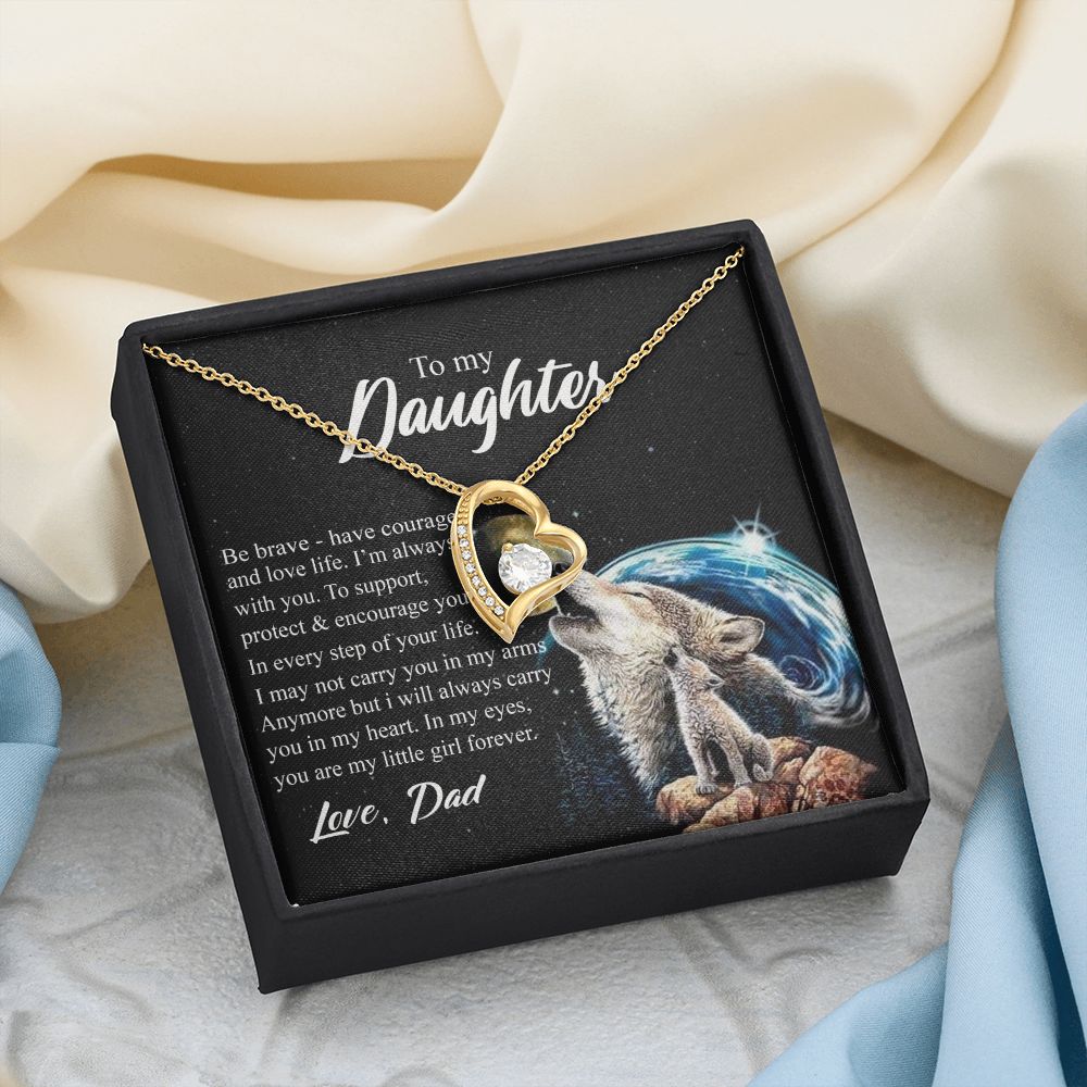 Mother Daughter Gift Ideas, To My Daughter Gift Necklace from Mom, Jewelry Pendant Present for Daughter, Birthday Christmas Gift Graduation Gifts for Daughters, Mother and Daughter Necklace 26 Forever Love Necklace