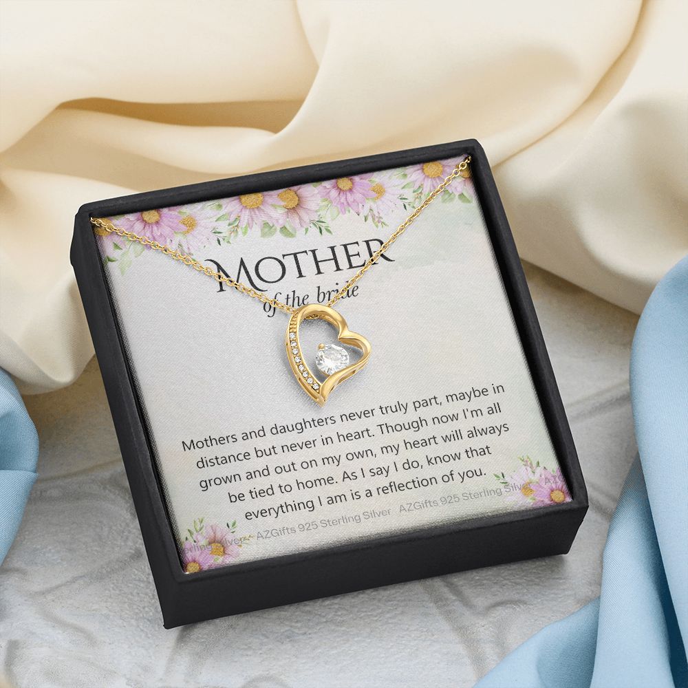 Mother Of The Bride Gift, Mother Of The Bride, Mother Of The Bride Gifts, Gift For Mother Of The Bride, Mother Of Bride Jewelry Forever Love Necklace