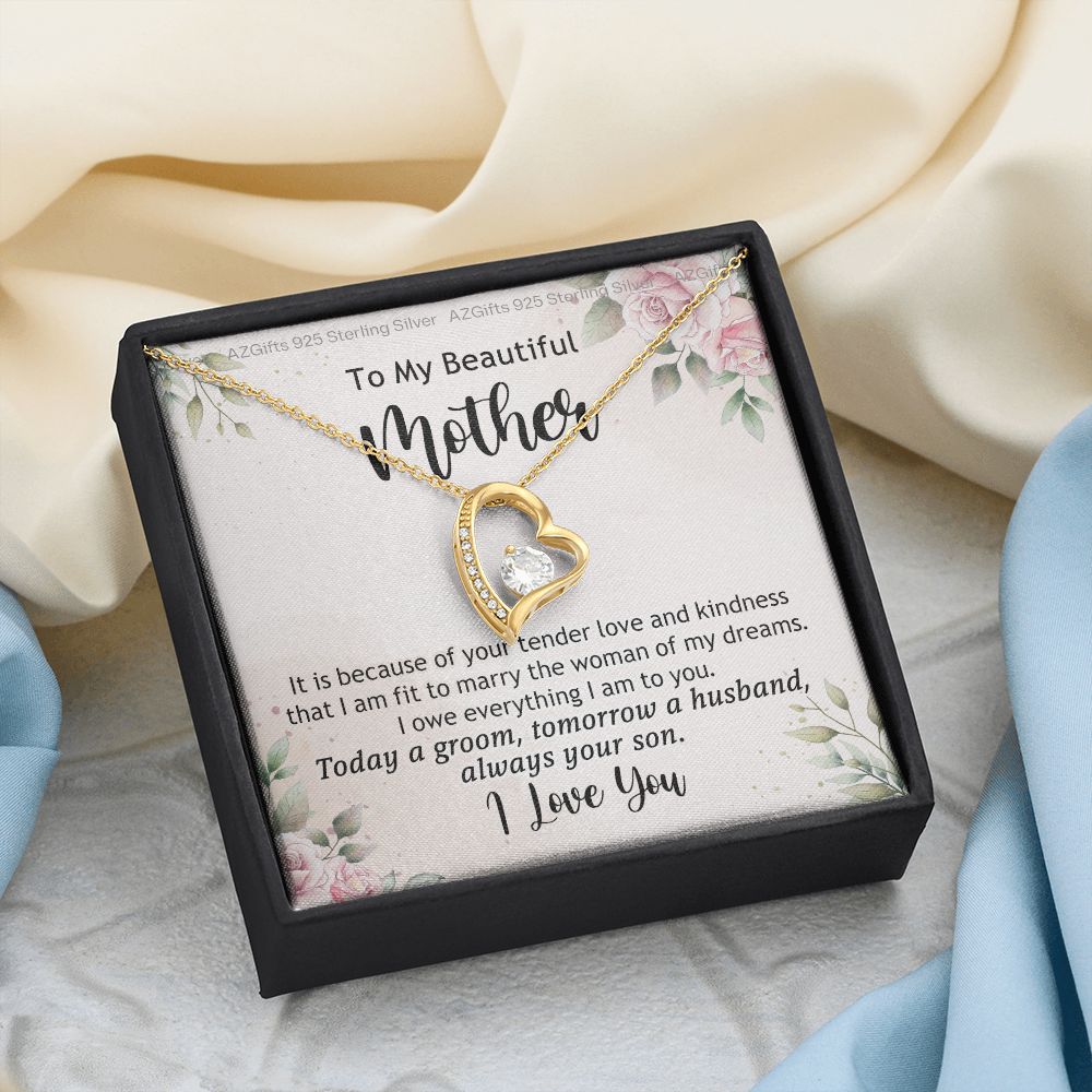 Mother Of The Groom Gift, Mother Of The Groom, Mother Of The Groom Gifts, Gift For Mother Of The Groom, Mother Of Groom Forever Love Necklace