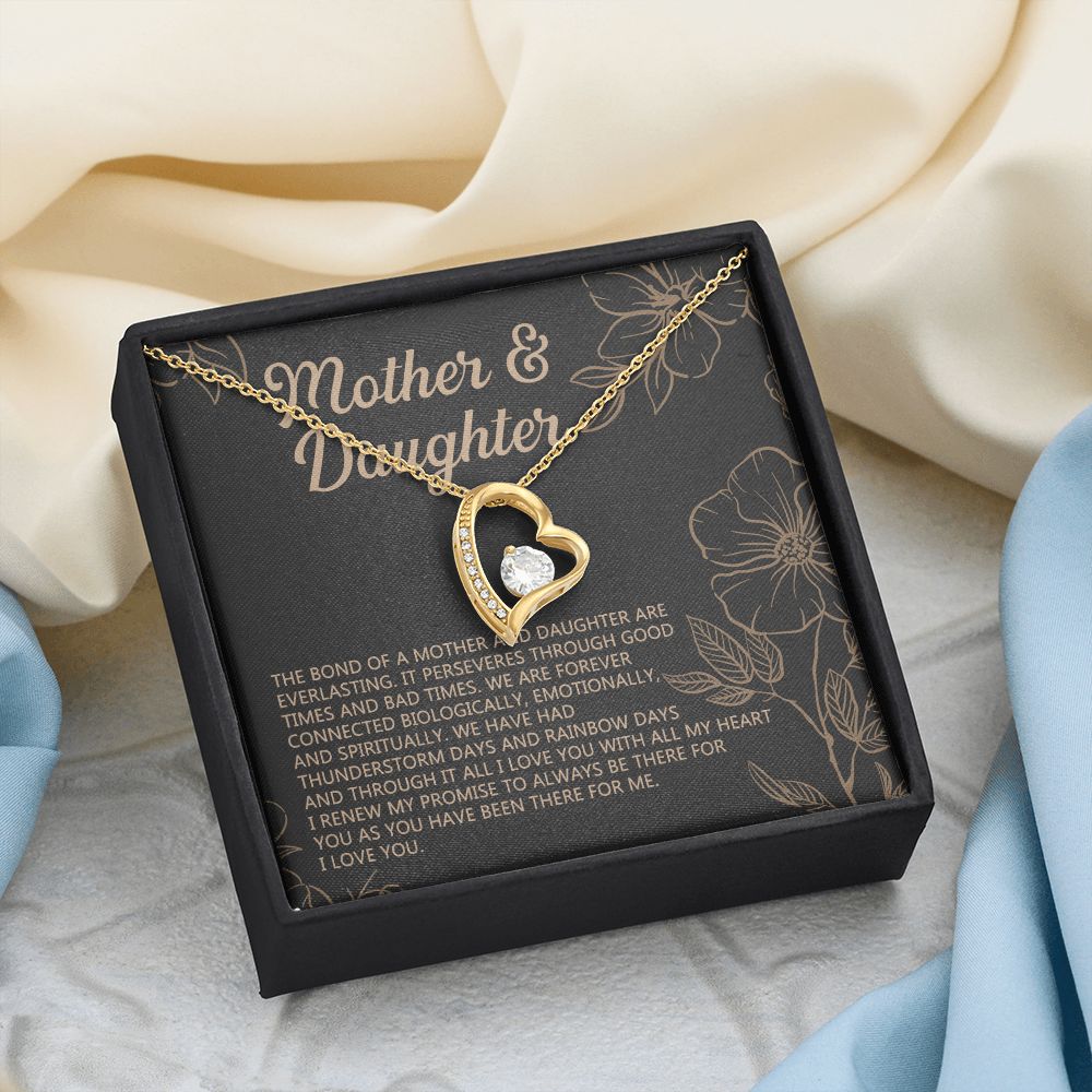 Mother Daughter Necklace Mothers day Necklace Mother Daughter Gift Mother Daughter Jewelry Gift For Daughter From Mom Daughter Mother Forever Love Necklace