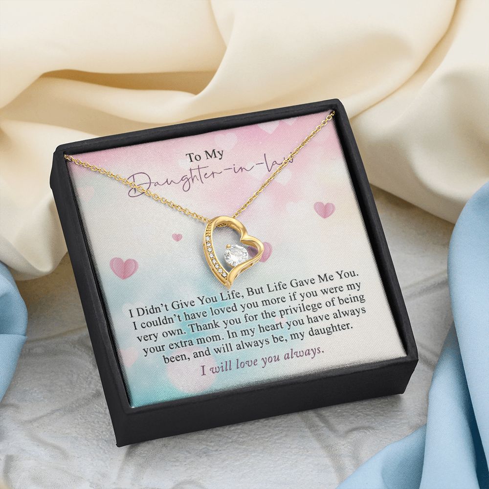Daughter In Law Gifts Ideas, Daughter In Law Necklace, Gifts For Future Daughter In Law, Daughter In Law Birthday Gifts, Daughter-in-law Gifts From Mother In Law, Birthday Gifts For Daughter5 Forever Love Necklace