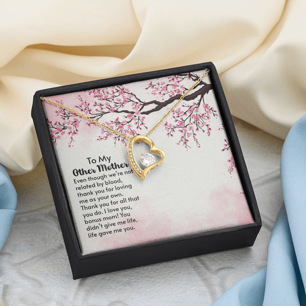 Mother in Law Necklace, Jewelry for Women, Future Mother in Law Gifts from Daughter in Law, Mother of Bride Gifts For Mother in Law, Birthday Gifts For Mother In Law From Daughter In Law15 Forever Love Necklace