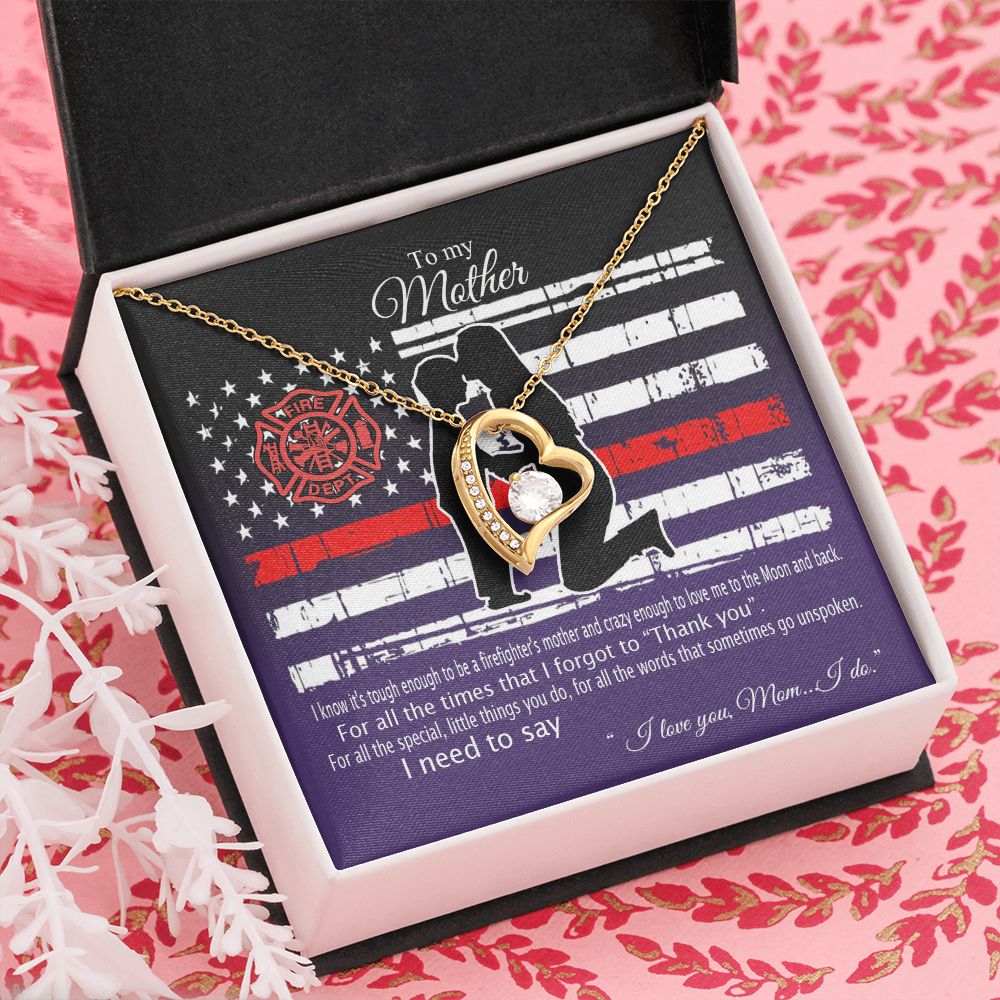 Mom Necklace Gifts for Mom from Daughter to Mom Gifts for Mothers Day from Daughter, To My Mom Necklace from Daughter to Mom Birthday Gifts Necklace with Message Card and Gift Box2233 Forever Love Necklace