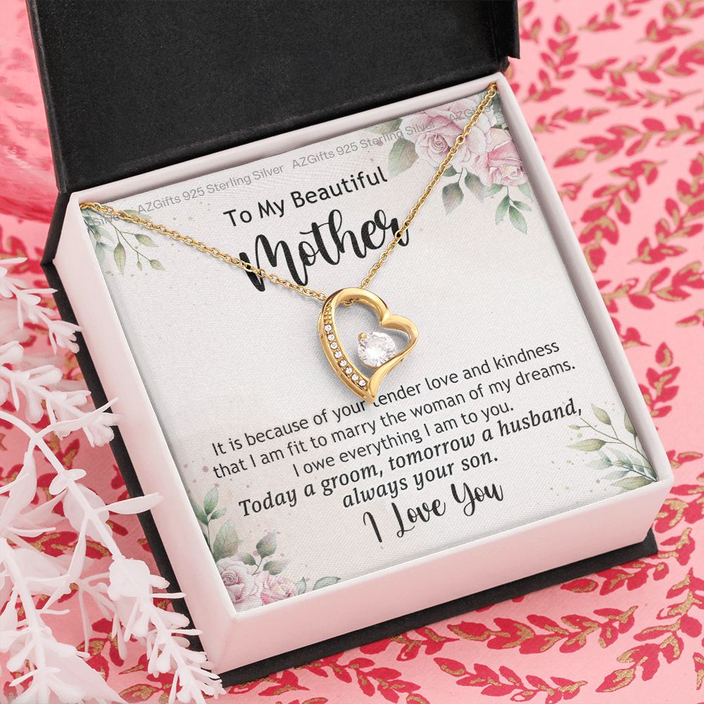 Mother Of The Groom Gift, Mother Of The Groom, Mother Of The Groom Gifts, Gift For Mother Of The Groom, Mother Of Groom Forever Love Necklace