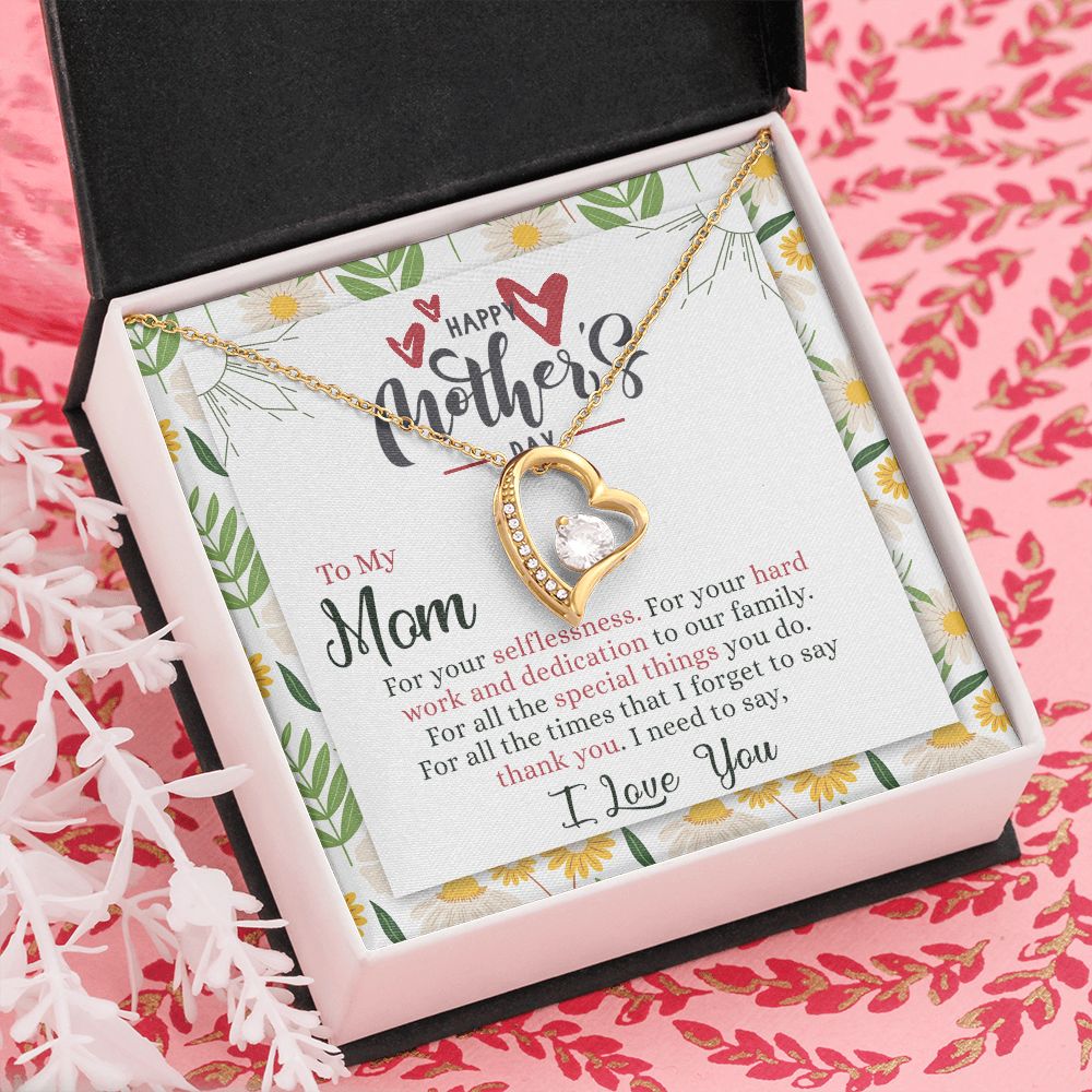 Mom Necklace Gift Best Mother Gifts From Kids  Mommy Gifts Mom Birthday Gift Children Jewelry Set Mother’s Day Gift For Her Forever Love Necklace